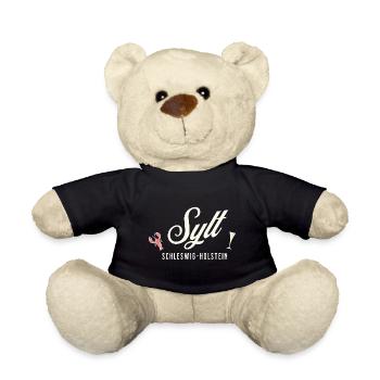 Sylt – Hummer, Sonne, Schaum im Glas - Teddy - Schwarz - Vorne
