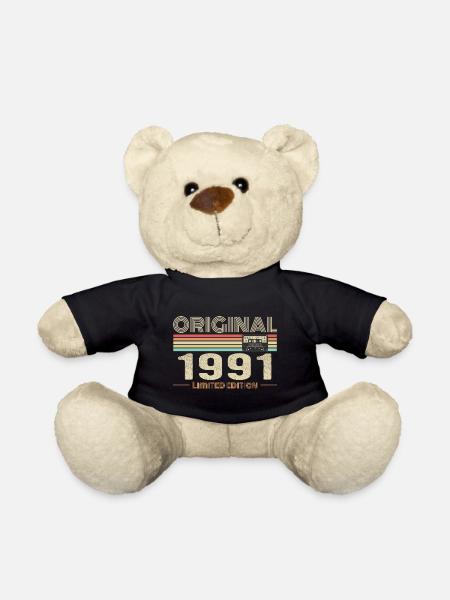 Original 1991 Jahrgang 1991 Retro Geburtstag 1991 - Teddy - Schwarz