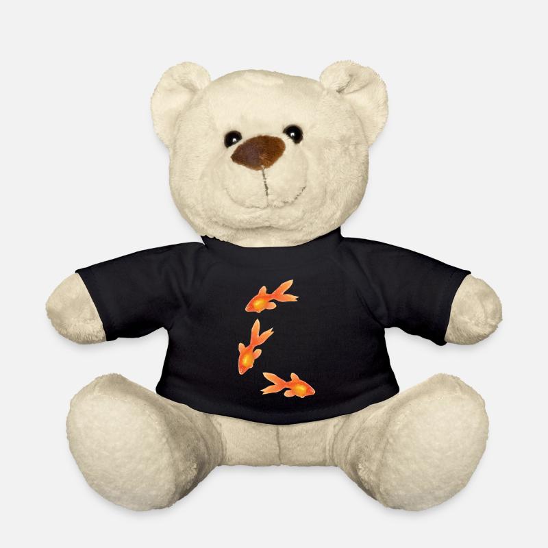 Poissons rouges - Teddy Bear - black