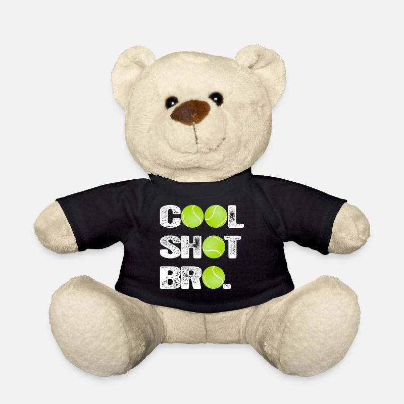 TENNIS - cool shot - Teddy Bear - black