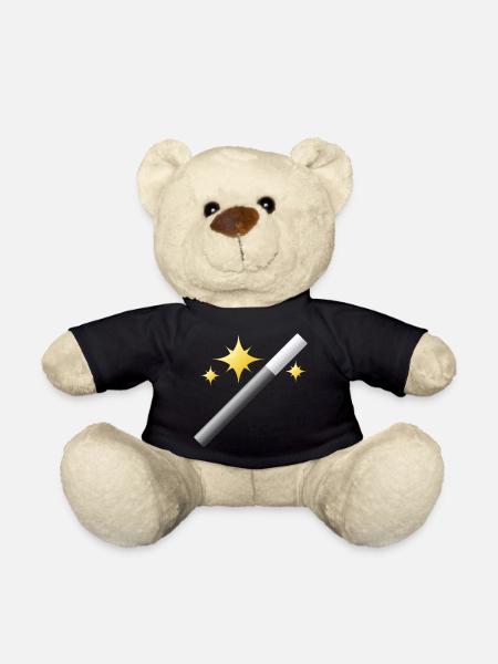 Wizard Wizard Sorcerer Magic Magic Witch Magic - Teddy Bear - black