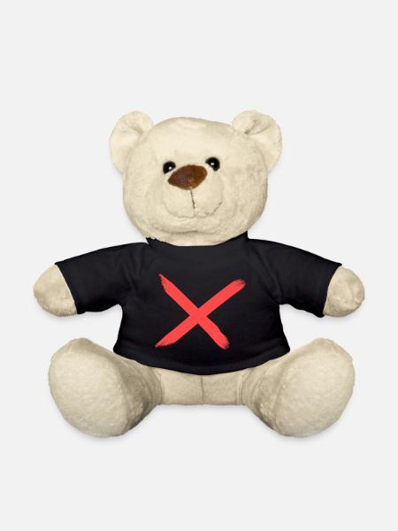 X - Teddy Bear - black