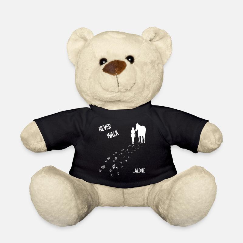 nerver walk alone Frau& Pferd - Teddy - Schwarz