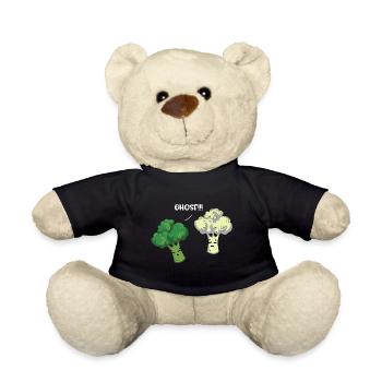 Geist! Brokkoli Blumenkohl Gemüse witzig Geschenk - Teddy - Schwarz - Vorne