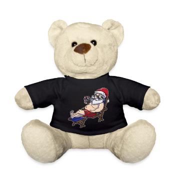 Nikolaus Sommer Urlaub - Teddy - Schwarz - Vorne