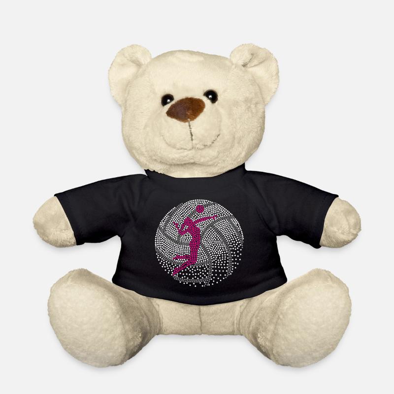 Volley Girl (Perl One Edition) - Teddy Bear - black