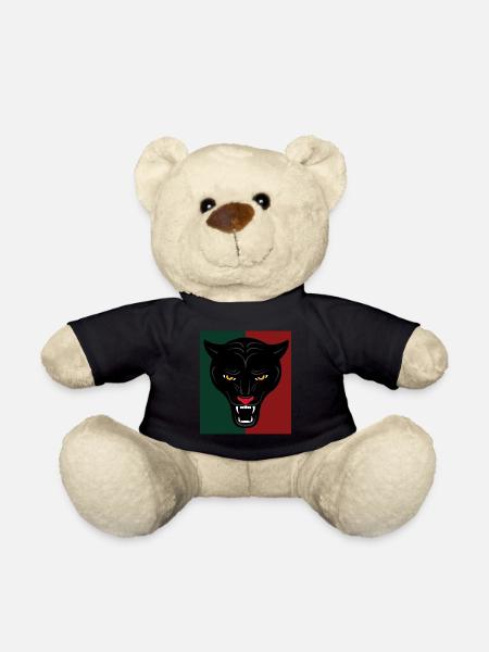 Jaguar schwarze Panther Geschenkidee - Teddy - Schwarz