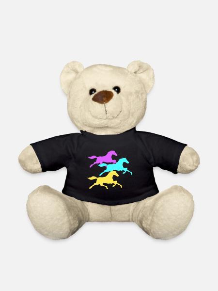 Pferd - Teddy - Schwarz