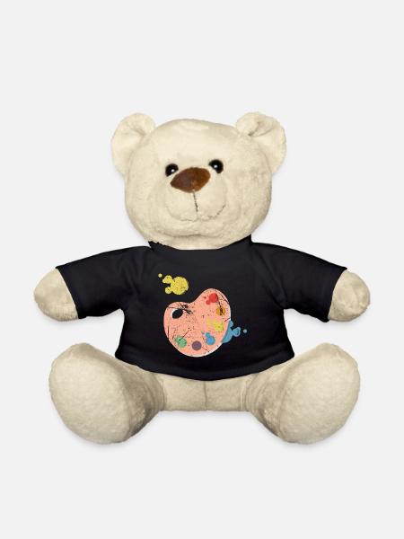 art - Teddy Bear - black