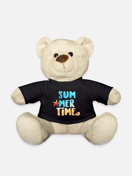 Urlaub - Teddy - Schwarz
