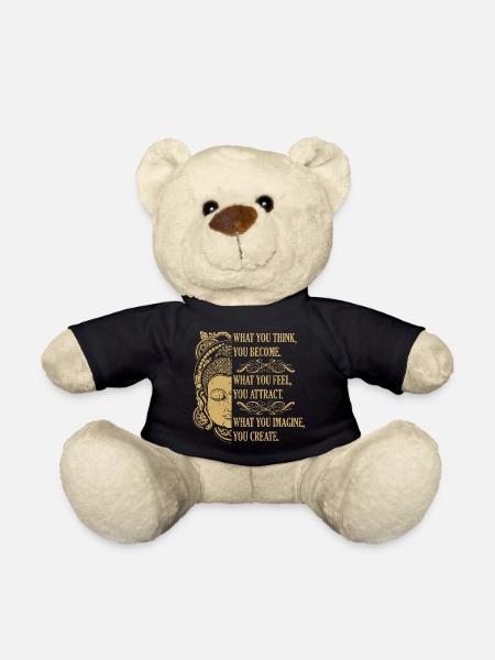 Die Macht der Gedanken Buddha - Teddy - Schwarz