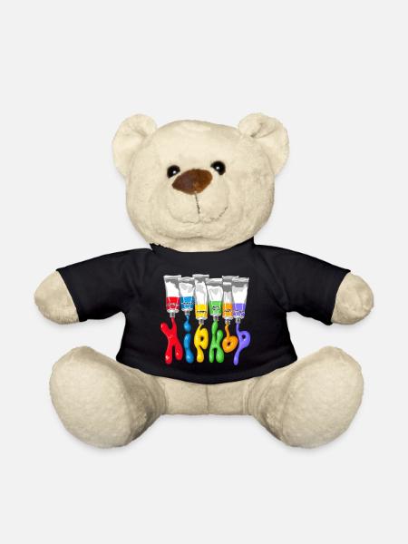 Hip Hop tubes - Teddy Bear - black