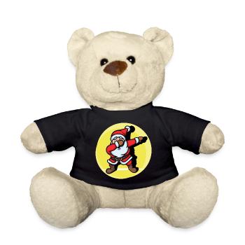 Cool Dab Dabbing Weihnachtsmann Weihnachten Xmas - Teddy - Schwarz - Vorne