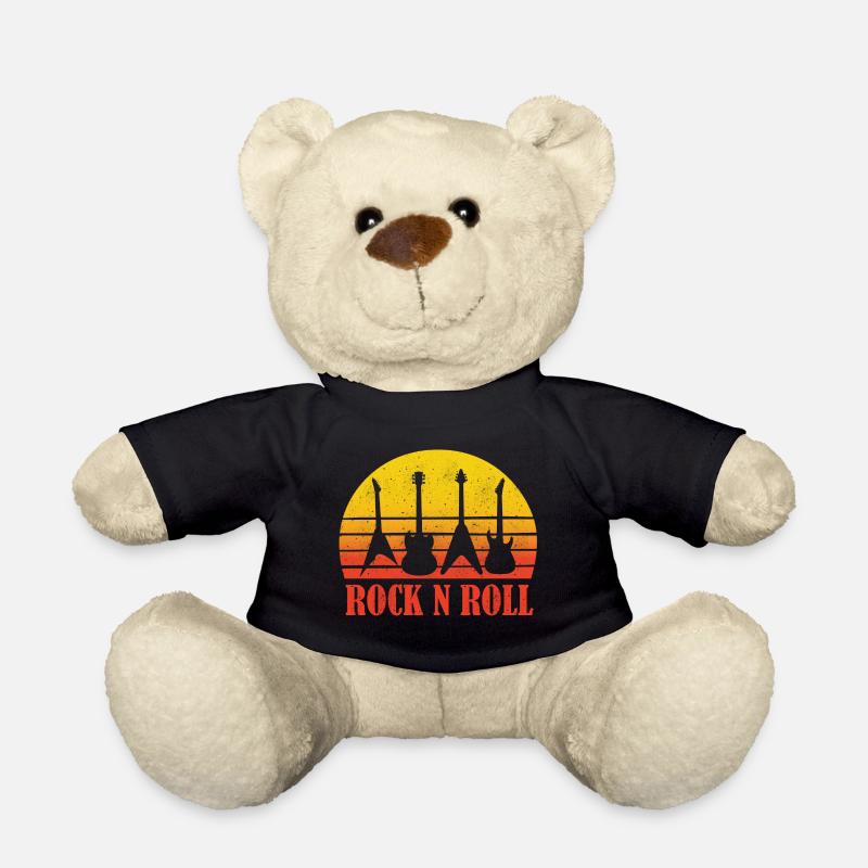 Rock and Roll Rocknroll gitarre gitarist band tanz - Teddy - Schwarz