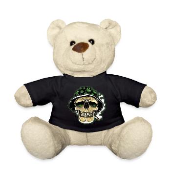 Kiff Skull - Teddy - Schwarz - Vorne