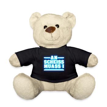 AN SCHEISS MUASS I - Teddy - Schwarz - Vorne