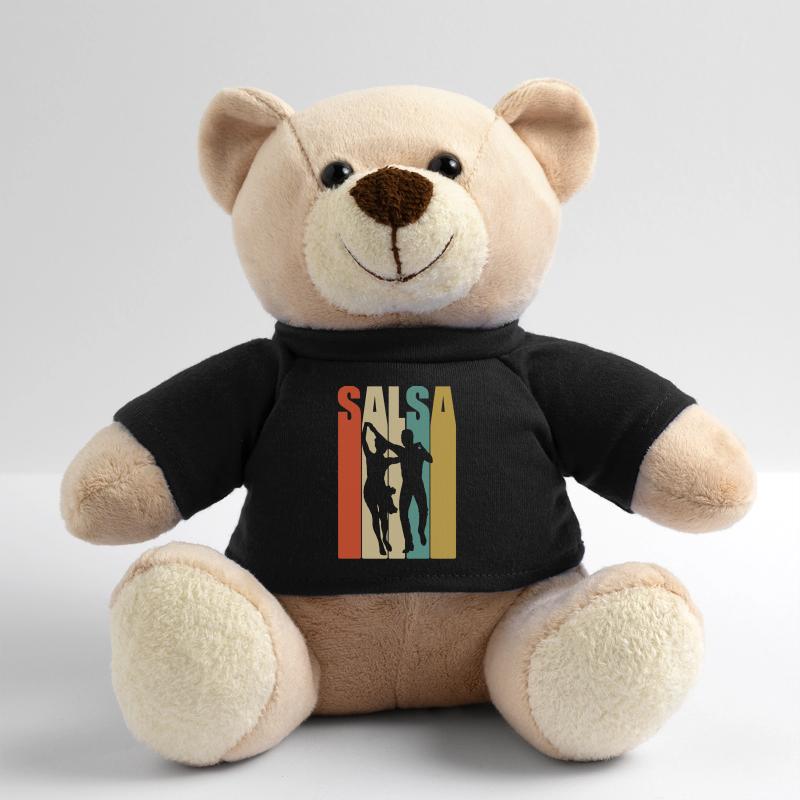 Salsa Tanz Retro bunt Cool Geschenk Teddy