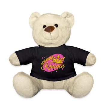 Schlager Queen folk music fan music statement - Teddy Bear - black - Front