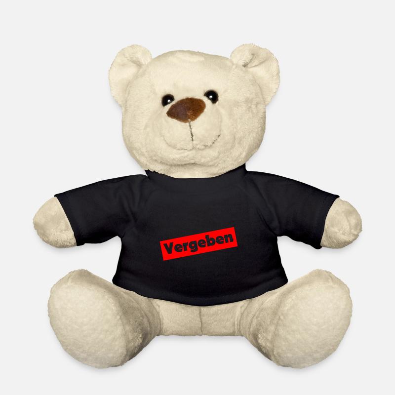 Forgive - Teddy Bear - black