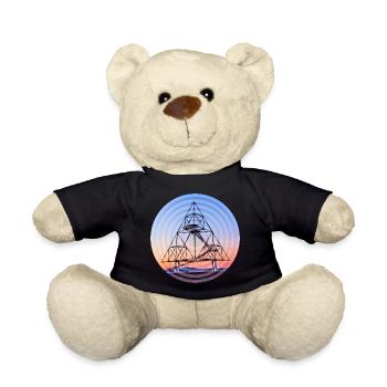 Tetraeder Kreise - Teddy - Schwarz - Vorne
