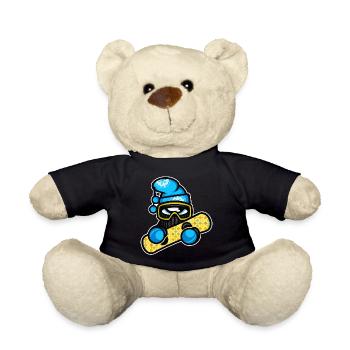 snowboard de sports d'hiver - Nounours - noir - Devant