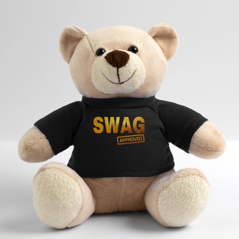 Bold Retro Typography Design Teddy Bear