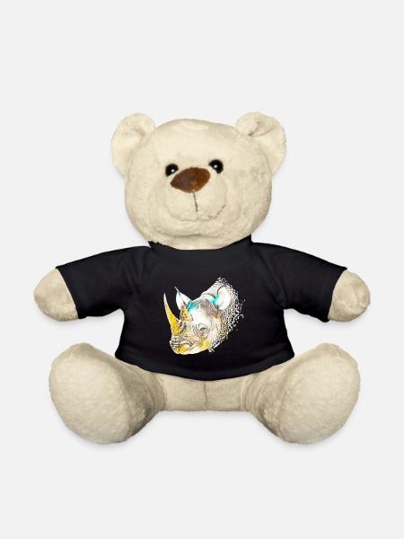 Nashorn - Teddy - Schwarz
