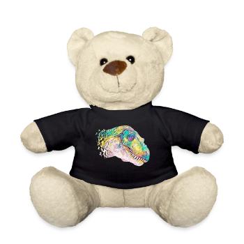 T-Rex - Teddy Bear - black - Front