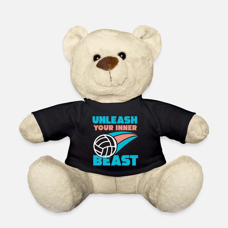 Halle Team Volleyball - Teddy Bear - black