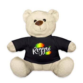 Reggae Rainbow Splash - Teddy - Schwarz - Vorne