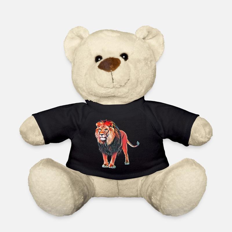 Löwe - Teddy - Schwarz