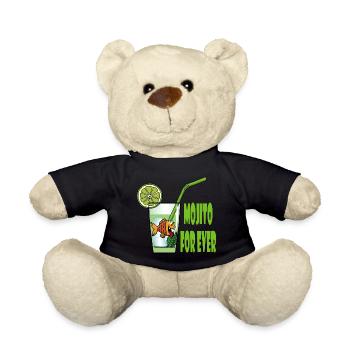Mojito und Goldfisch - Teddy - Schwarz - Vorne