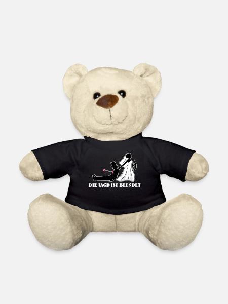 Junggesellinnenabschied Hochzeitsfeier Polterabend - Teddy - Schwarz