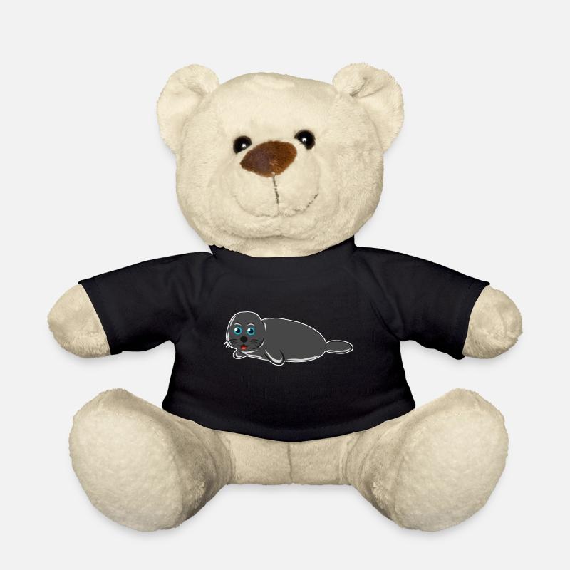 Seal seal - Teddy Bear - black