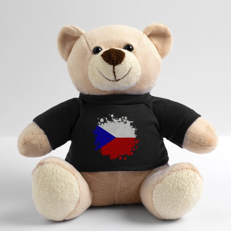 Tschechien Klecks / Geschenk Prag Flagge Teddy