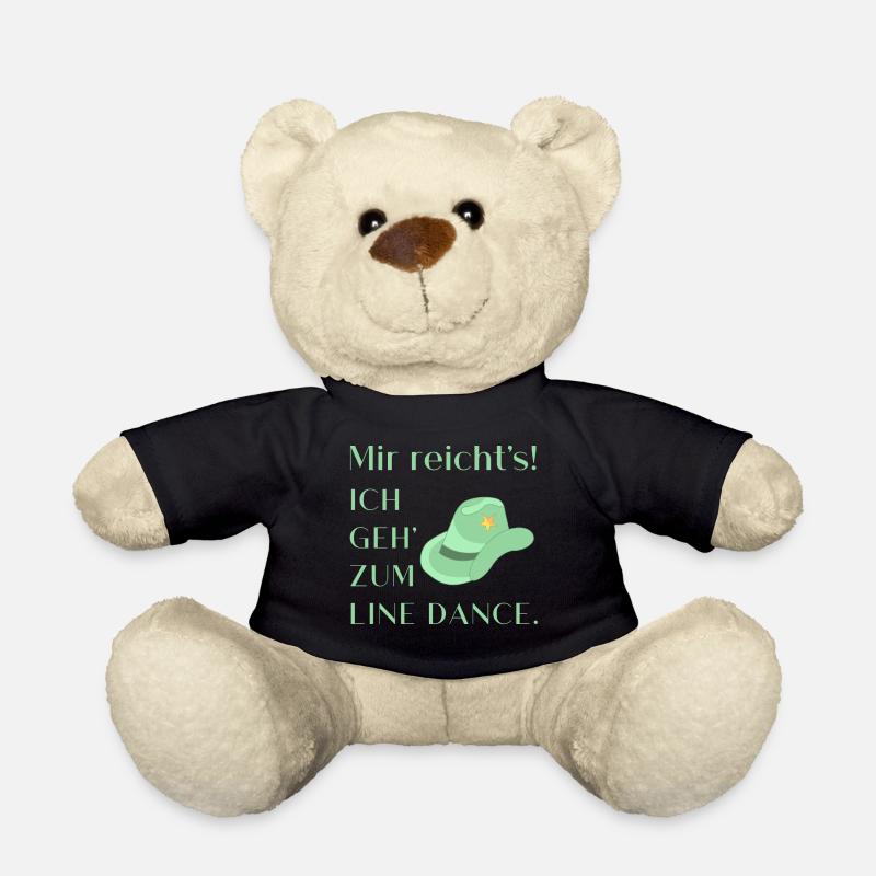 Geschenk: Mir reicht's - Ich geh' zum Line Dance - Teddy - Schwarz