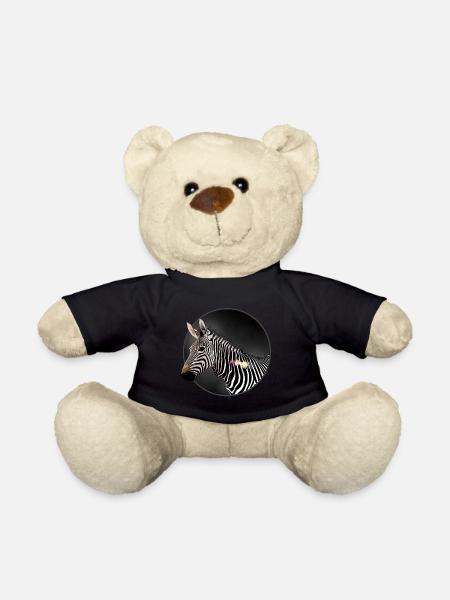 Zebra - Teddy - Schwarz