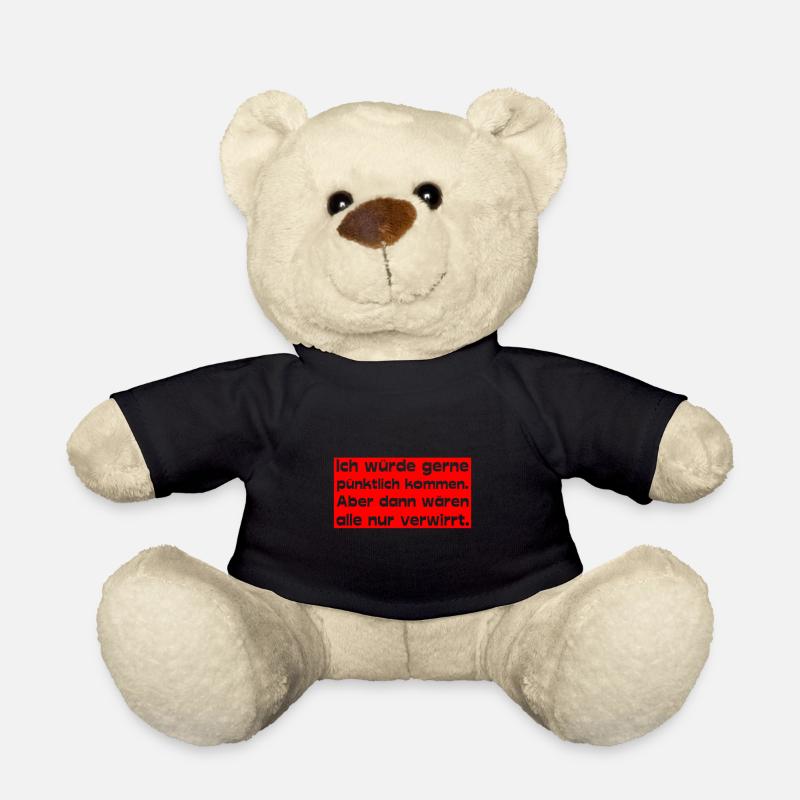 En retard - Nounours - noir
