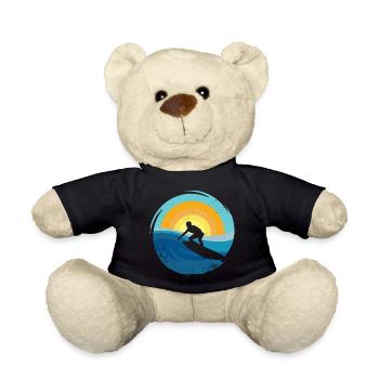 Surfer - Surfboard - Teddy - Schwarz - Vorne
