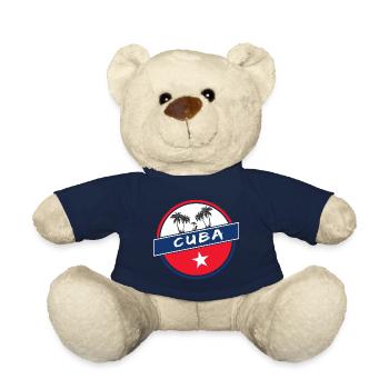 Kuba Kreis in den Nationalfarben - Teddy - French Navy - Vorne