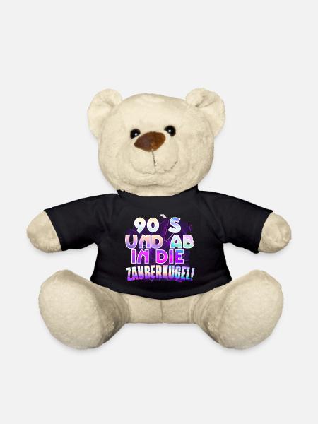 90 s Retro Vintage 1990 - Teddy - Schwarz