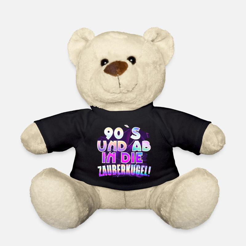 90 s Retro Vintage 1990 - Teddy - Schwarz