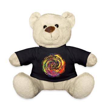 Farbexplosion - Teddy - Schwarz - Vorne