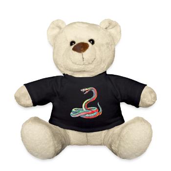 Schlange - Teddy - Schwarz - Vorne