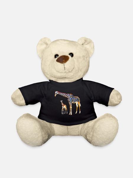 Giraffes - Teddy Bear - black