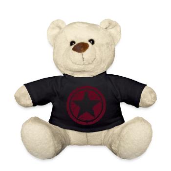 Star star 03 - Teddy Bear - black - Front
