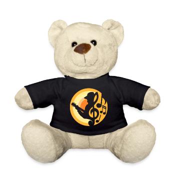 Gitarren-Spieler - Teddy - Schwarz - Vorne