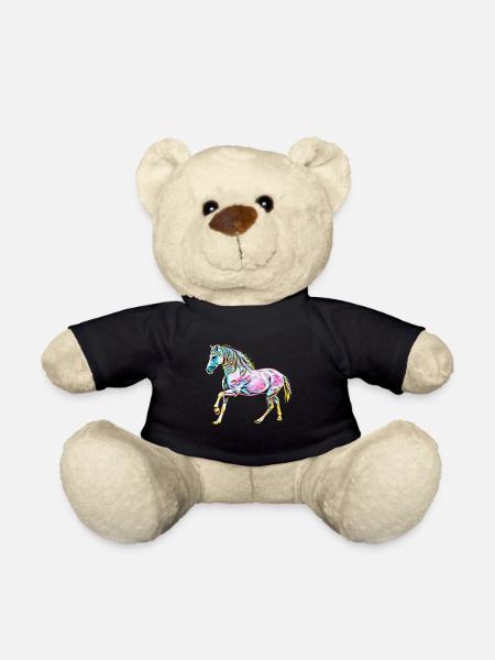 Pferd - Teddy - Schwarz