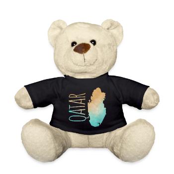 Qatar - Teddy Bear - black - Front