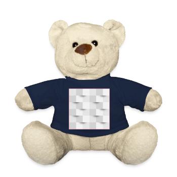optische Täuschung - Poster - Teddy - French Navy - Vorne